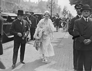White Collection: Eton versus Harrow at Lords. Sir John and Lady Lavery. 10 July 1931