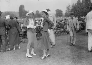 Talking Prints: Eton versus Winchester at Winchester Miss Audrey White and Miss Helen Crawford 29