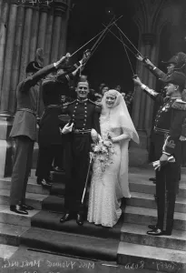 Ex Ambassadors son and ex Ministers daughter married. Miss Yvonne Marling