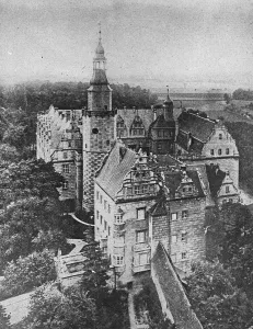 The Ex Crown Prince Reaches Home The Castle on his estate at Olesnica, Silesia