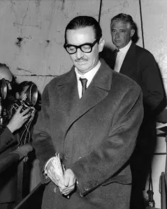 Spectacles Prints: Ex President Janio Quadros of Brazil arrives at the Royal Victoria Docks. September 1961