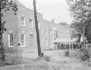 An exterior shot of Alexandra Hospital in Swanley, Kent. 1939
