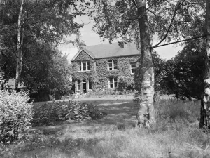 Gardens Prints: An exterior view of 41 Christchurch Road in Sidcup, Kent. 1939