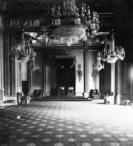 Although the external appearance of Buckingham Palace has been greatly improved in