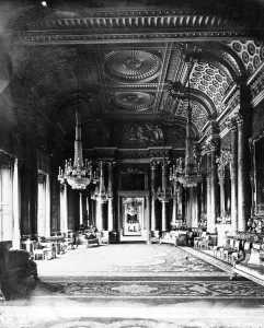 Although the external appearance of Buckingham Palace has been greatly improved in