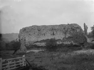 Eynsford Castle an unusually intact Norman castle. 1936