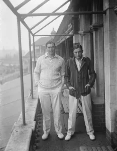 Famous cricketers. Maurice Joseph Lawson Turnbull ( Glamorgan ) and Maurice Allom