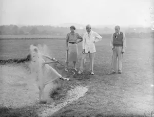 Famous golfing girls and their fathers met in the annual Fathers and Daughters golf
