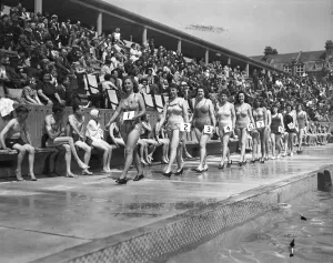 The famous Hastings and St Leonard Bathing Pool reputed to be the finest in Europe