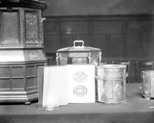 The famous Westminster Tobacco box, taken for Mr Langford Read. 9 September 1924