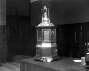 The famous Westminster Tobacco box, taken for Mr Langford Read. 9 September 1924