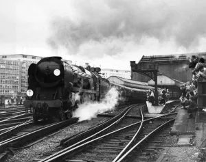 Two Farewell to Steam trains were run by Briitsh Raill to mark the end of the steam
