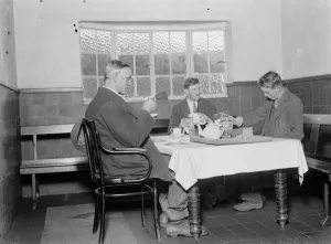 Resting Prints: Farm workers rest room. 1935
