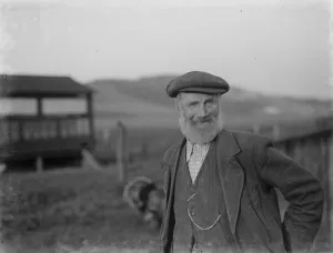 Elderly Prints: A farmer. 1936