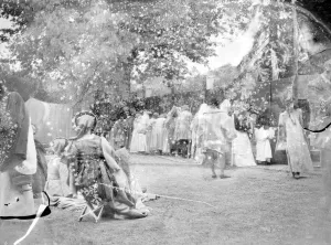Farningham Pagent Play, behind the scenes. 1934
