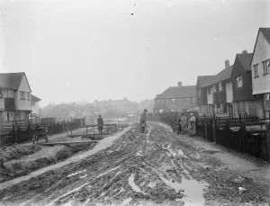 Fen Grove road in Sidcup, Kent. 1937