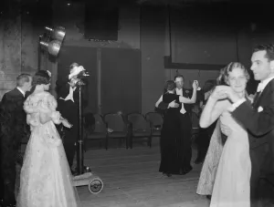 The film ball in Blackheath, London. 1938
