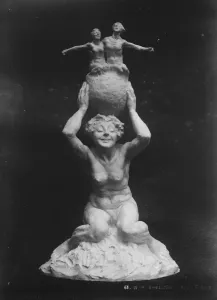 Fine Art Societys exhibition of Dr Sheldons sculpture. Bronze of Egotism