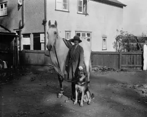 A fine sportswoman. Mrs George Duller, the wife of the famous hurdle race jockey