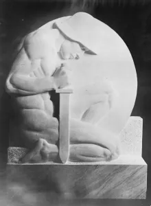 Finlands History Symbolised in Marble The fine monument erected recently at Loimaa