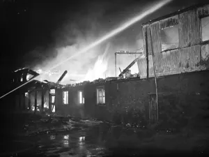 Skeleton Prints: Fire, Halls, Dartford. 1937
