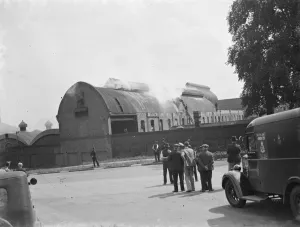 Smoke Prints: Fire at Joynsons Paper Mill in St Mary Cray, Kent. 1939