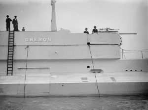 First British submarine with a name, newest type of vessel launched at Chatham