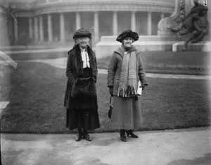 First meeting of Irish Free State Senate in Dublin. Mrs Stopford Green and Mrs