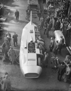 The first pictures of Captain George Eystons monster car since its competition at Tipton