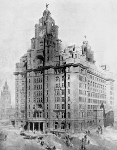 London Life Prints: First Sky Scraper in England : The Liverpool Building On May 11, the foundation