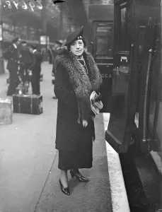 First woman Mayor in history of Royal Windsor. Leaves London for holiday. The first