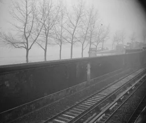Floods in Paris. The Seine commences to overflow into the Underground railway system in Paris