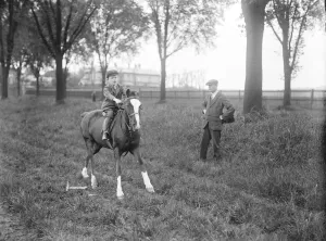 Following in fathers footsteps Little George Archibald, the son of George Archibald
