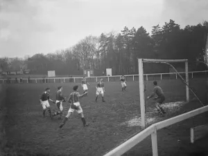 Football Match : L P M Football Club versus Gravesend United Football Club, playing