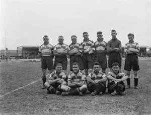 Footballers at Dartford. 1936