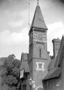 Foots Cray clock tower in Kent. 1934