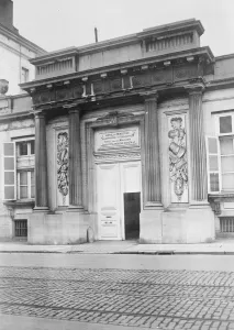 Entrance Prints: The Foreign Office at Brussels, where an important conference attended by French