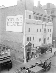 Fortune Theatre London Special job for the Bulletin 10 July 1925