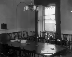 The Forum Club, 6 Grosvenor Place, London. The board room