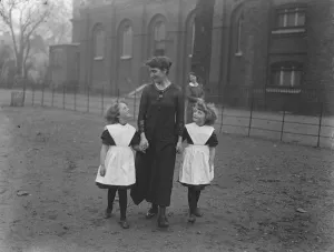 Three Prints: Foundling Hospitals Head Mistress to Retire after Twenty Seven Years Miss M Jervis