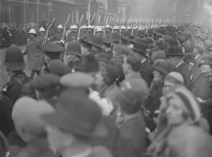 Fourteenth anniversary of the Armistice celebrated in London. The fourteenth anniversary