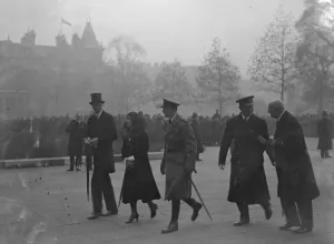 Fourteenth anniversary of the Armistice celebrated in London. The fourteenth anniversary