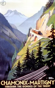 Advertisement Prints: France Early Transport Rail