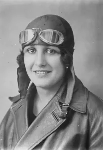Framed Print : Frances lady aviator Mme Maryze, who has just been granted a pilot certificate in France