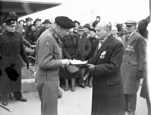 Freedom of Hastings conferred on field Marshal. Viscount Montgomery of Alamein today