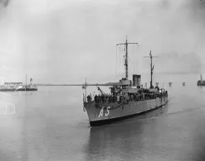 The French destroyer, Aisne. 1924
