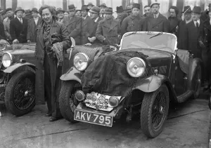 French motor rally. Thirty nine competitors left the Place de la Concorde in Paris