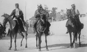 French reverse in Syria. Druse clansmen of the desert, who have inflicted at severe