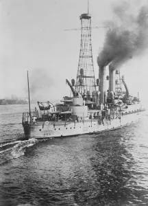 Funeral of a Battleship The old battleship Kentucky, which it is expected will
