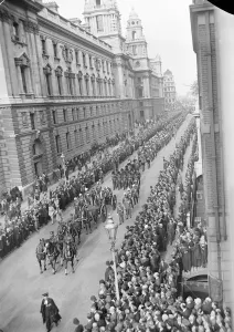 Funeral of Earl of Ypres Representatives of the French and Belgian Armies in